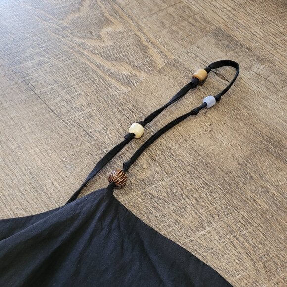 ZARA | Draped Linen Blend Dress | Sz. L - Picture 8 of 14